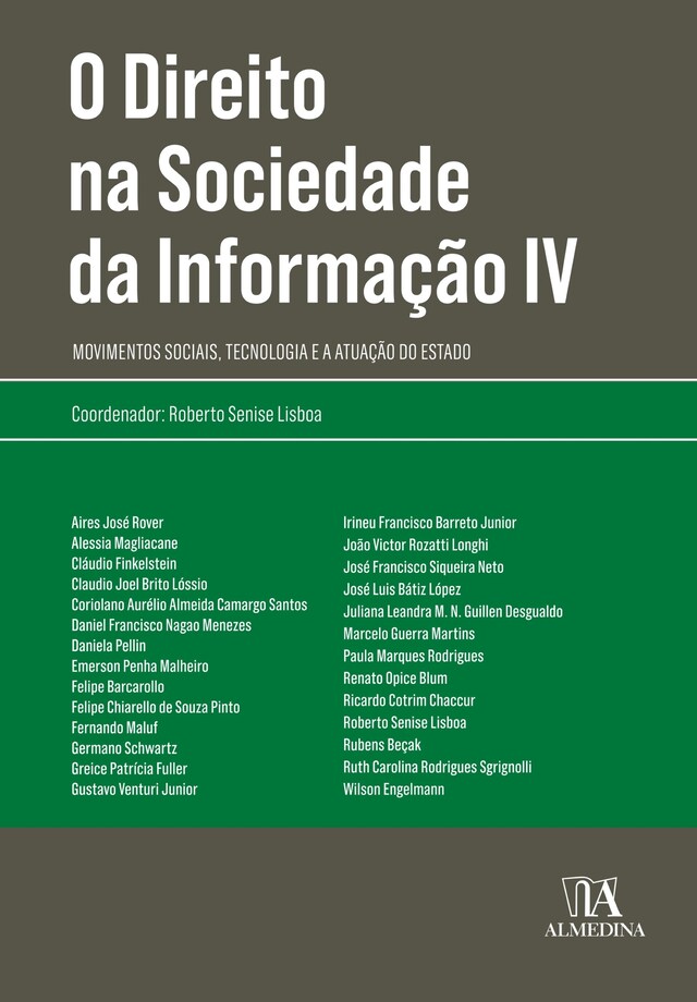 Kirjankansi teokselle O Direito na Sociedade da Informação IV