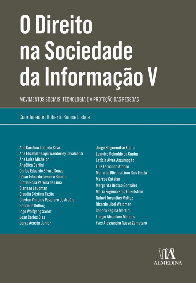 Kirjankansi teokselle O Direito na Sociedade da Informação V