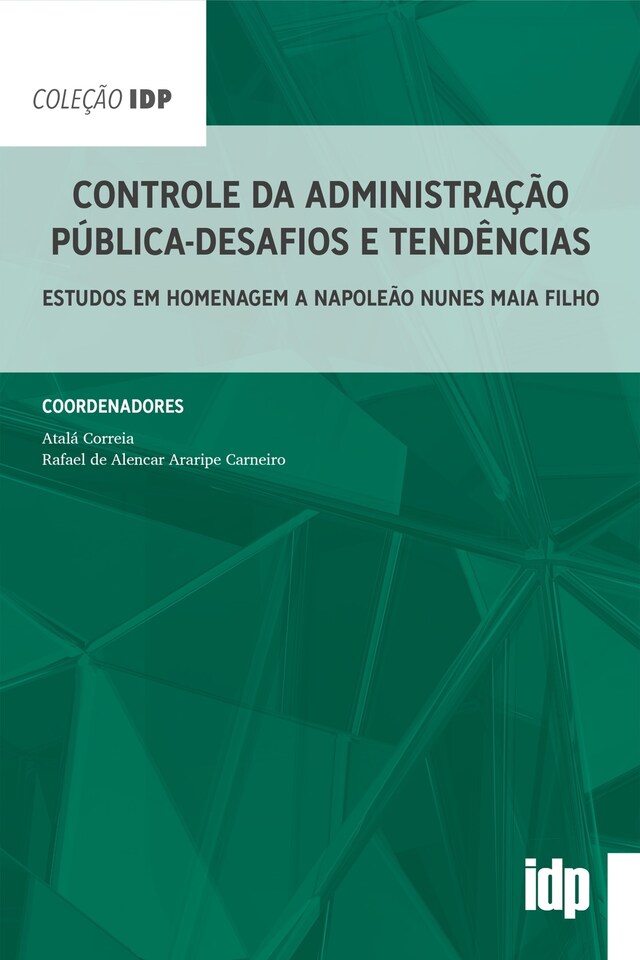 Buchcover für Controle da administração pública - desafios e tendências