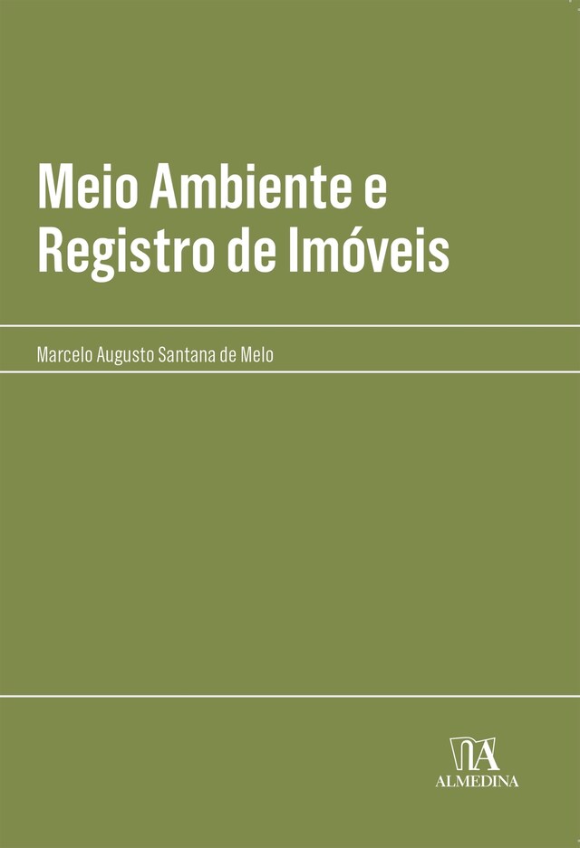 Buchcover für Meio ambiente e registro de imóveis