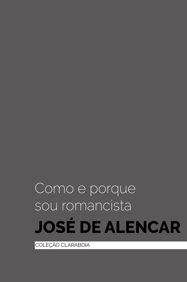 Portada de libro para Como e porque sou romancista