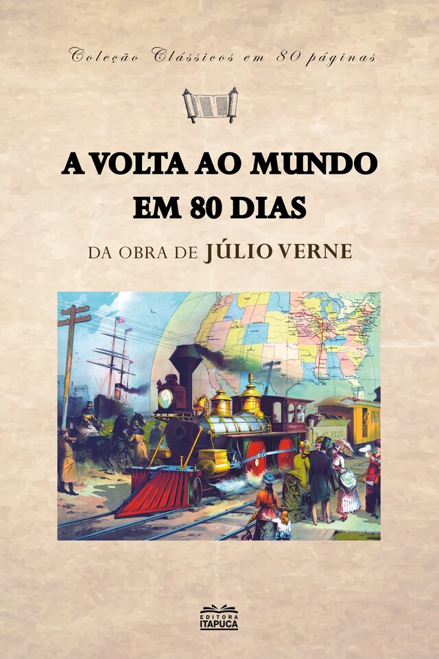 Copertina del libro per A volta ao mundo em 80 dias