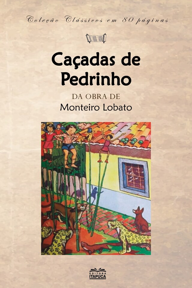 Portada de libro para Caçadas de Pedrinho