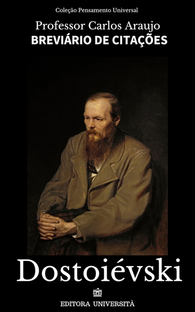 Couverture de livre pour Breviário de Citações de Dostoiévski