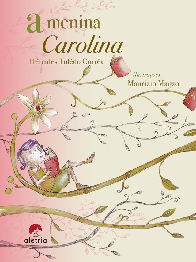 Book cover for A menina Carolina