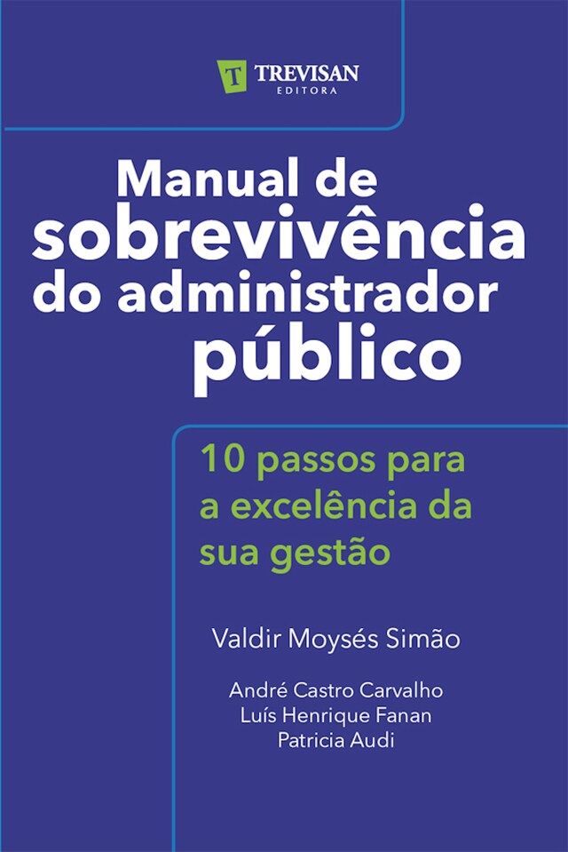 Bogomslag for Manual de sobrevivência do administrador público