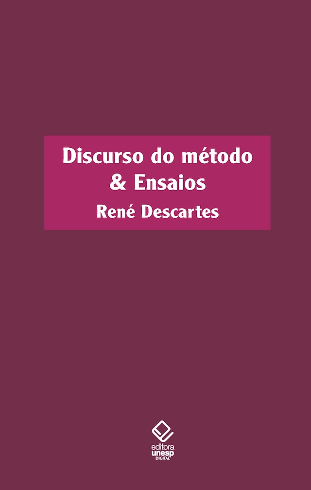 Boekomslag van Discurso do método & ensaios