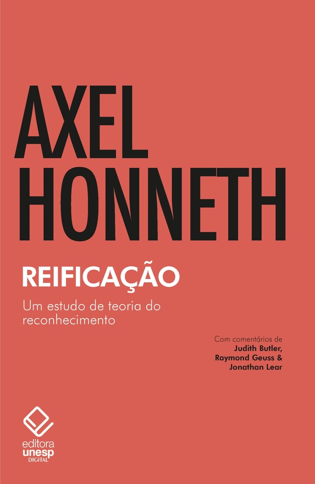 Portada de libro para Reificação