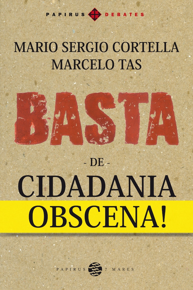 Book cover for Basta de cidadania obscena!