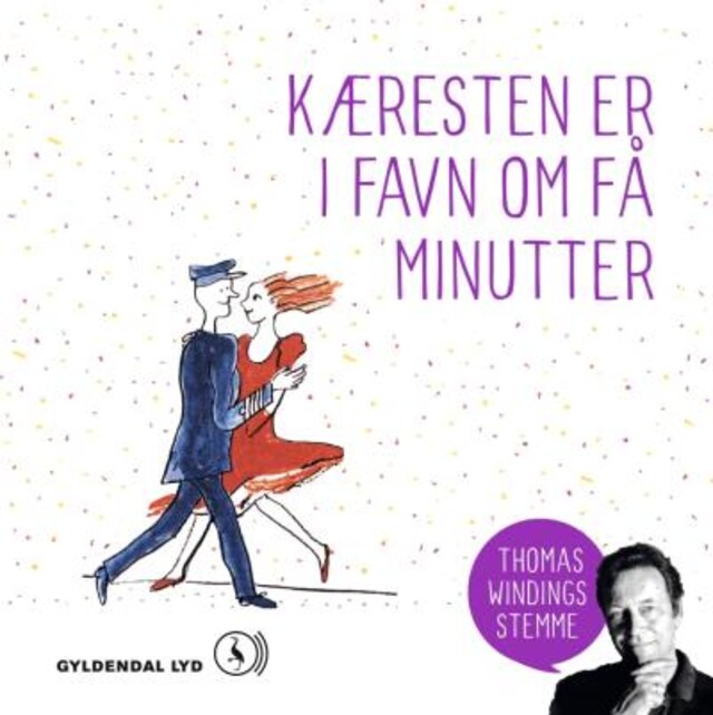 Portada de libro para Thomas Winding læser Kæresten er i favn om få minutter