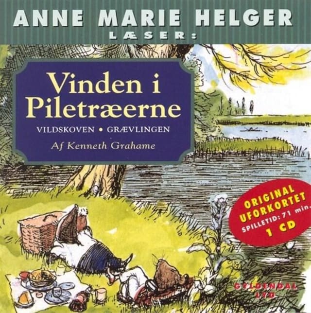 Buchcover für Anne Marie Helger læser historier fra Vinden i Piletræerne, 2: Vildskoven - Grævlingen