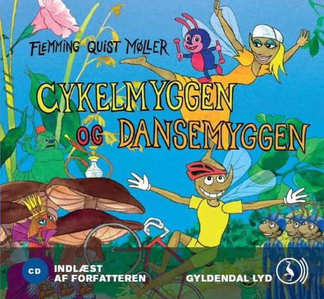 Book cover for Cykelmyggen og dansemyggen på eventyr
