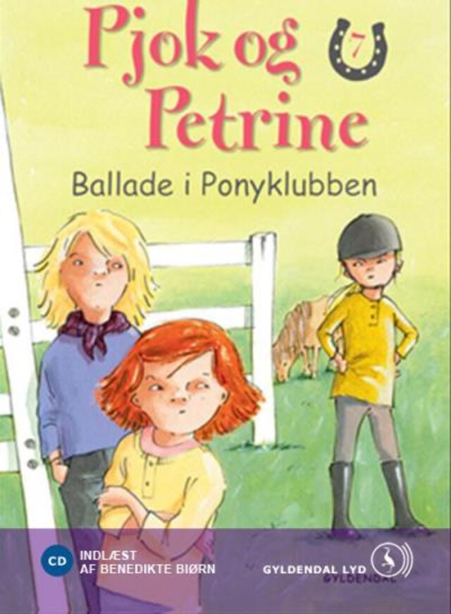 Buchcover für Pjok og Petrine 7 - Ballade i Ponyklubben