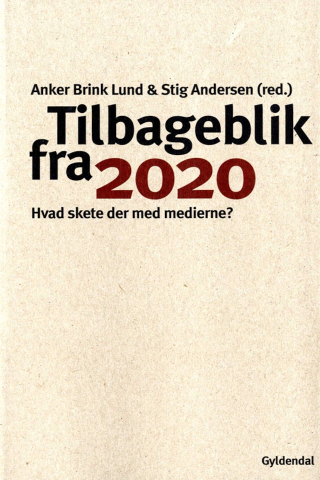 Okładka książki dla Tilbageblik fra 2020