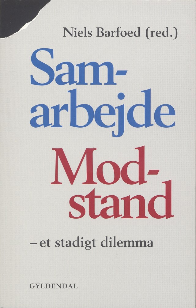 Couverture de livre pour Samarbejde/Modstand