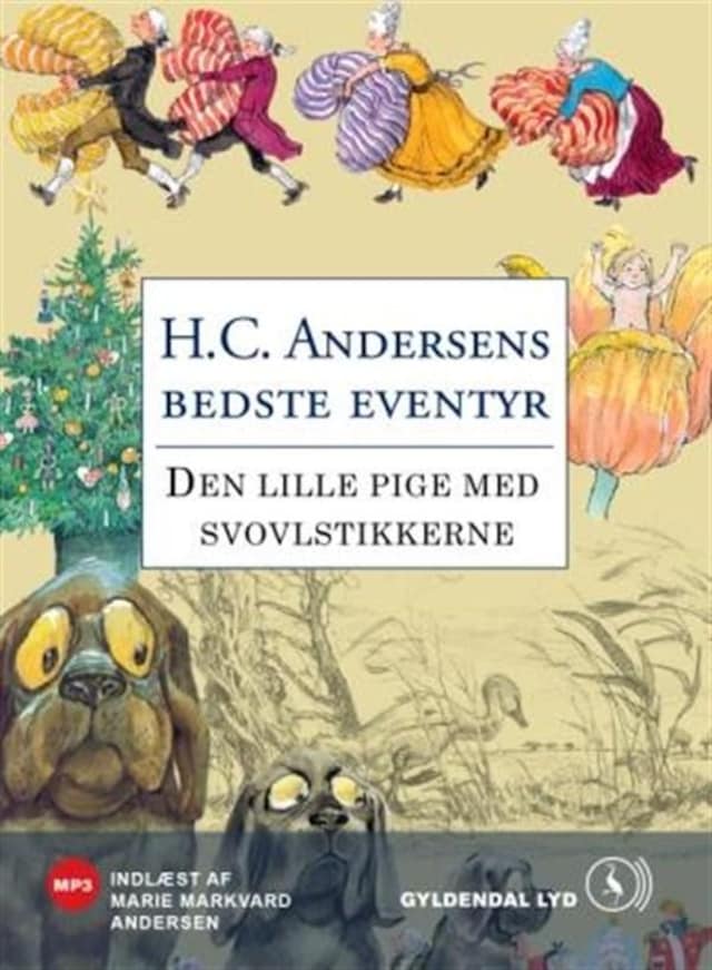 Book cover for Den lille pige med svovlstikkerne