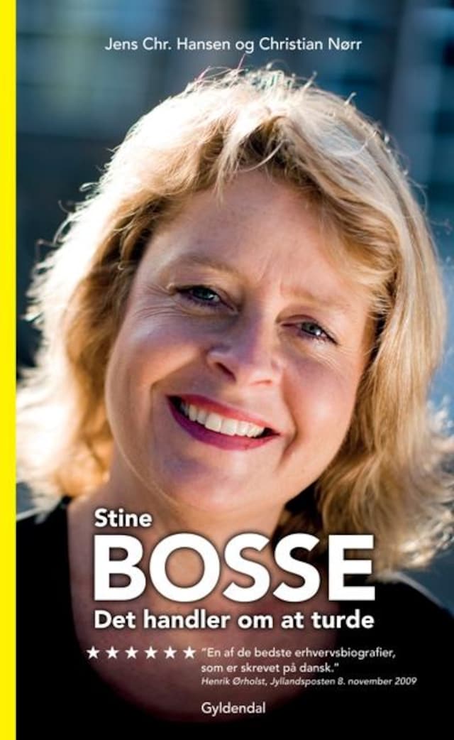 Book cover for Stine Bosse - Det handler om at turde