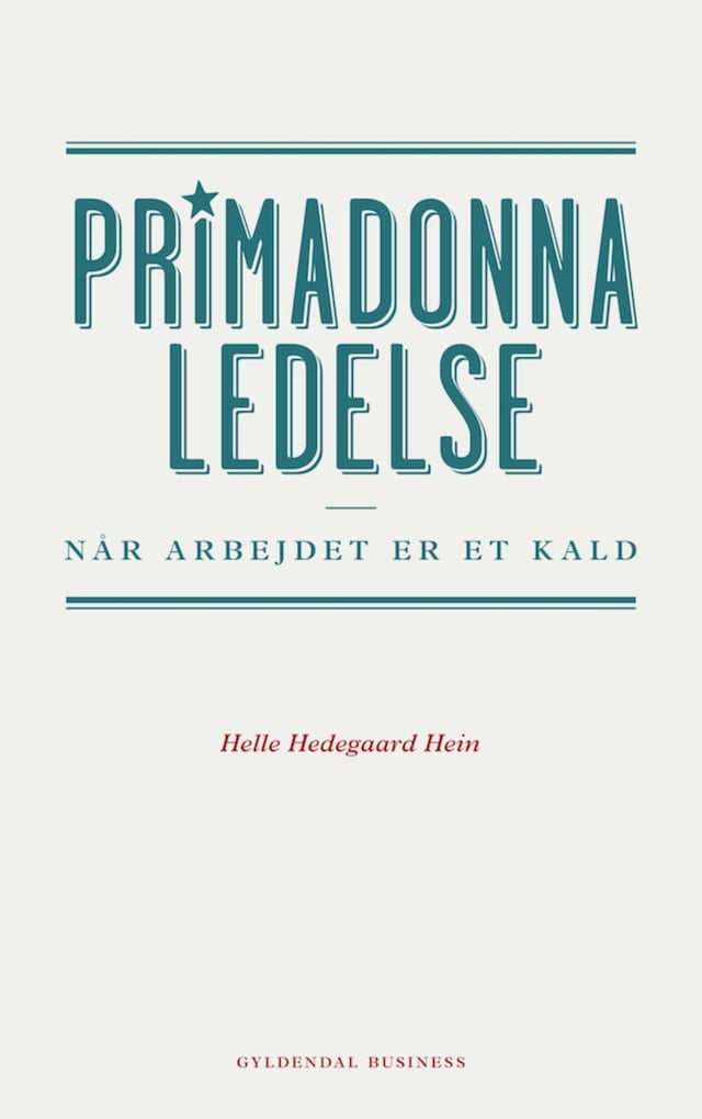 Bogomslag for Primadonnaledelse