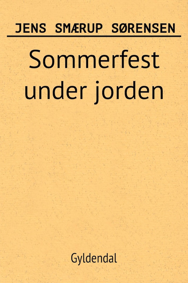 Couverture de livre pour Sommerfest under jorden: et romantisk lystspil