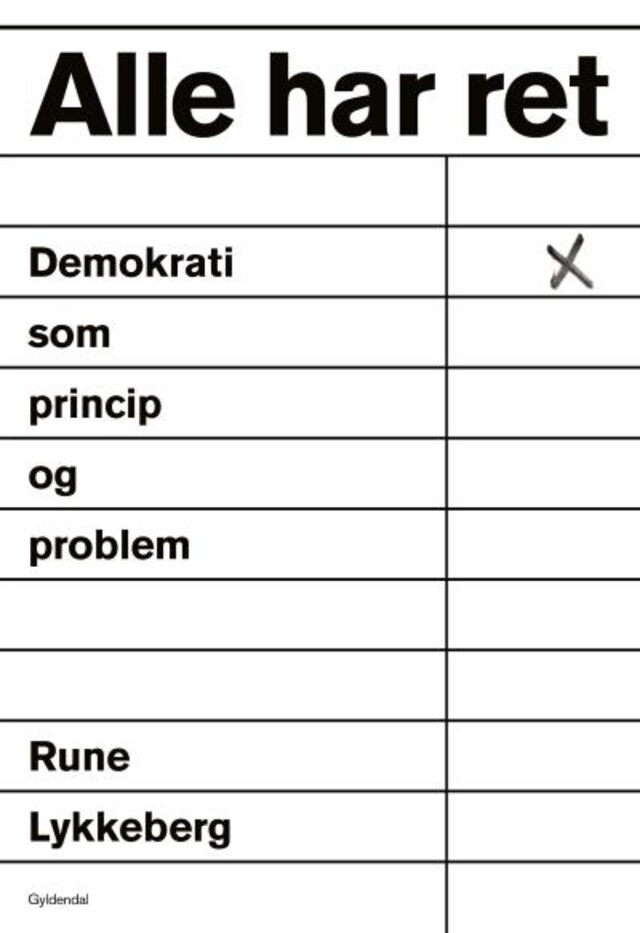 Bokomslag för Alle har ret