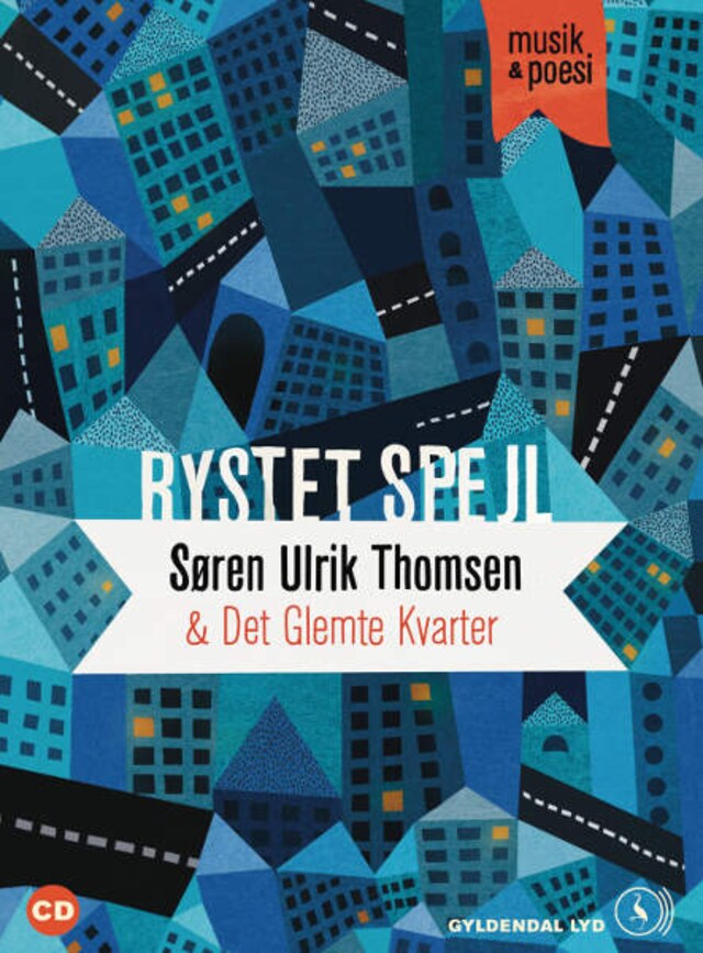 Book cover for Rystet spejl. Musik & poesi