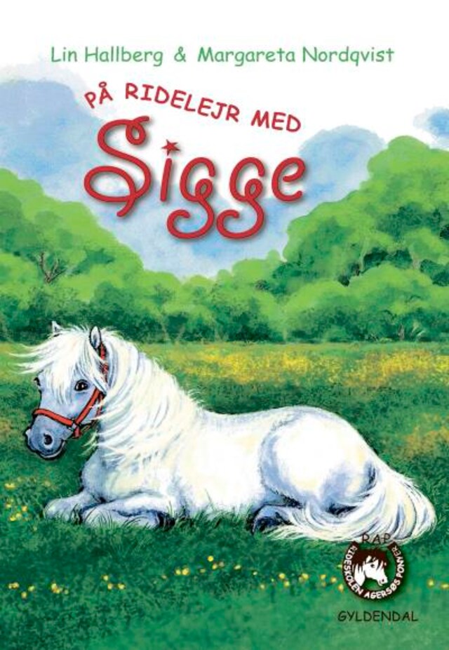 Okładka książki dla RAP-klubben 5 - På ridelejr med Sigge