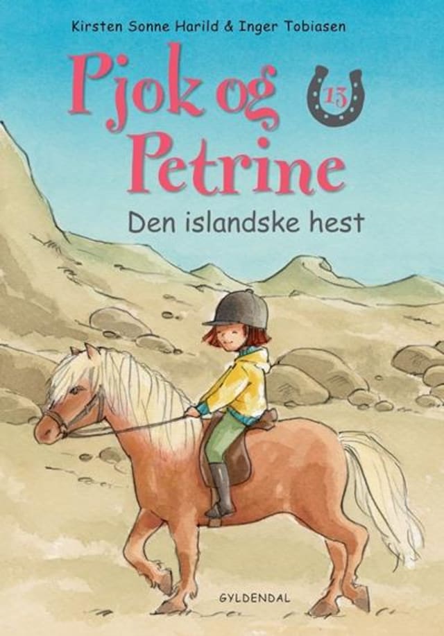 Portada de libro para Pjok og Petrine 13 - Den islandske hest