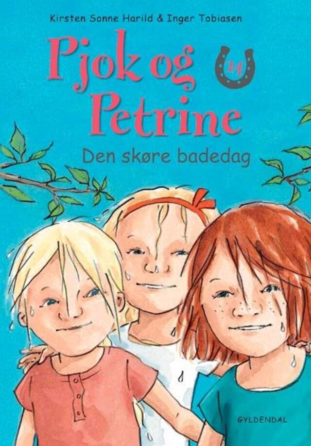 Portada de libro para Pjok og Petrine 14 - Den skøre badedag