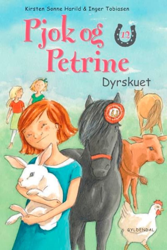 Buchcover für Pjok og Petrine 12 Dyrskuet