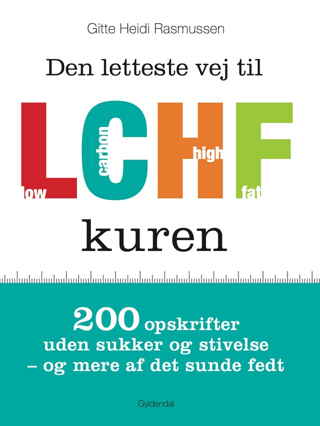 Buchcover für Den letteste vej til LCHF kuren