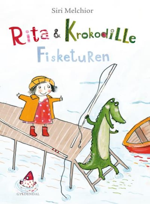 Couverture de livre pour Rita og Krokodille - Fisketuren