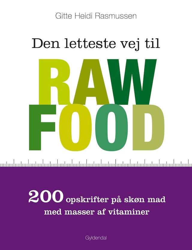 Bogomslag for Den letteste vej til raw food