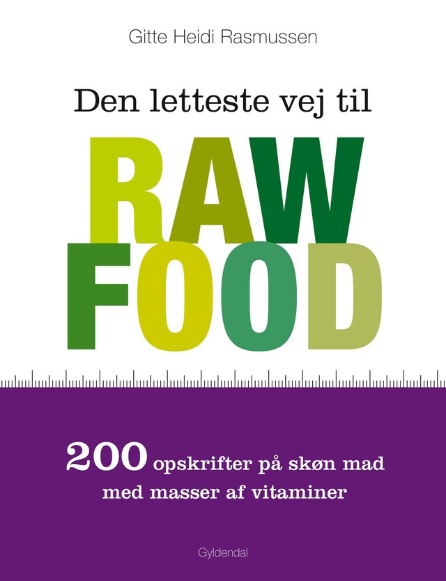 Okładka książki dla Den letteste vej til raw food