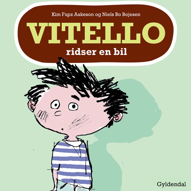 Book cover for Vitello ridser en bil