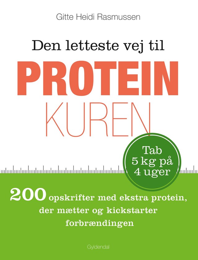 Kirjankansi teokselle Den letteste vej til proteinkuren