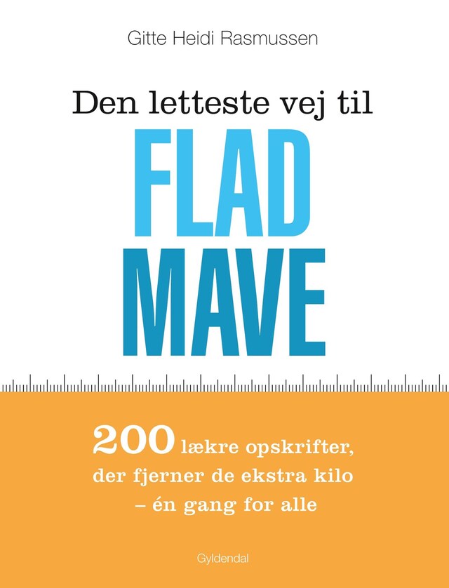 Boekomslag van Den letteste vej til flad mave