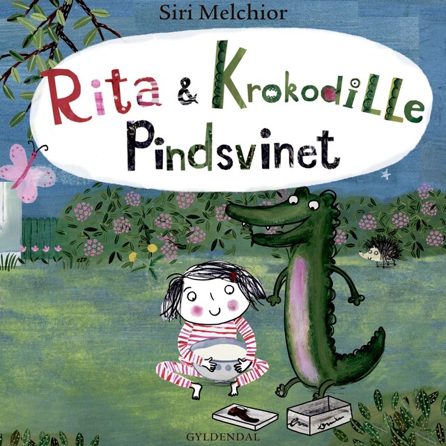 Portada de libro para Rita og Krokodille - Pindsvinet