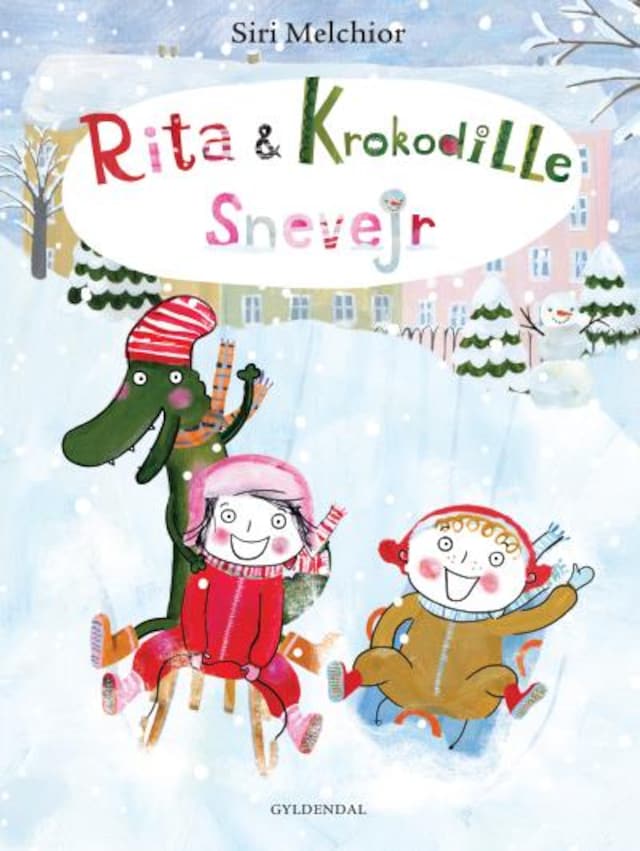 Book cover for Rita og Krokodille. Snevejr