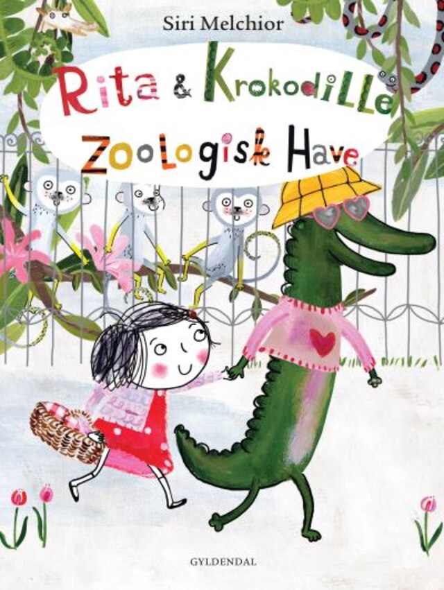 Copertina del libro per Rita og Krokodille. Zoologisk Have