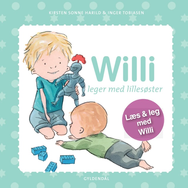 Book cover for Willi leger med lillesøster