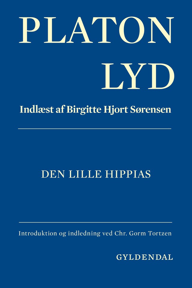 Book cover for Den lille Hippias