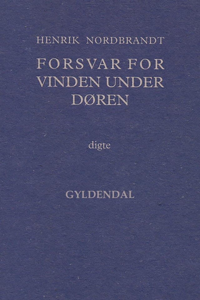 Book cover for Forsvar for vinden under døren