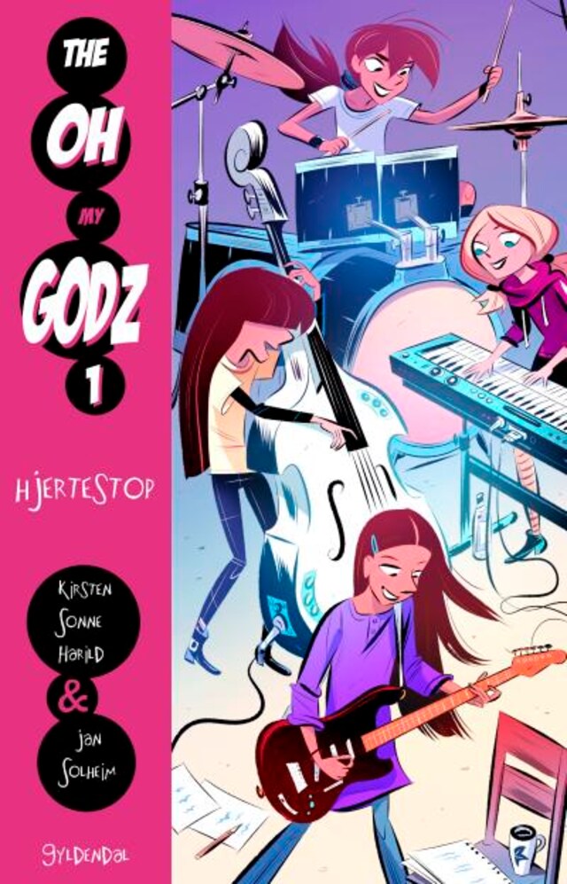 Book cover for The Oh My Godz 1 - Hjertestop