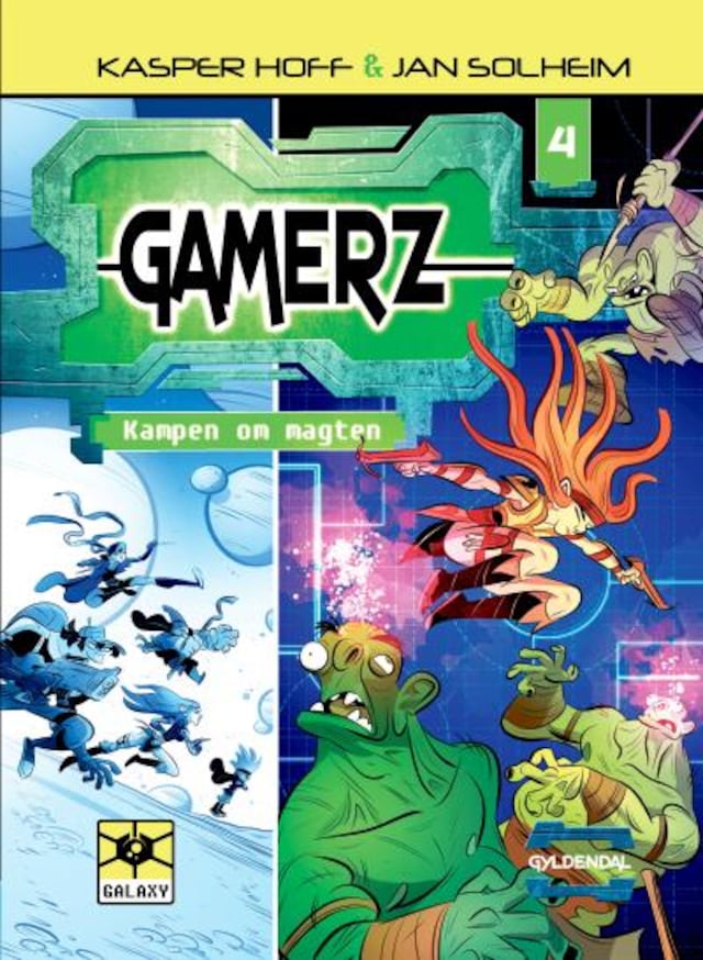 Book cover for Gamerz 4 - Kampen om magten