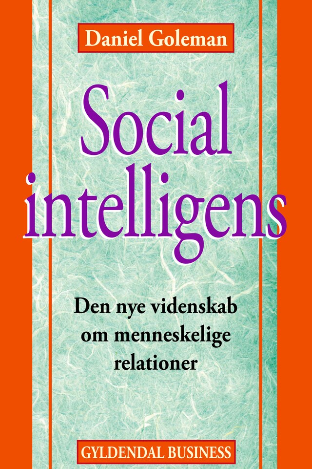 Kirjankansi teokselle Social intelligens