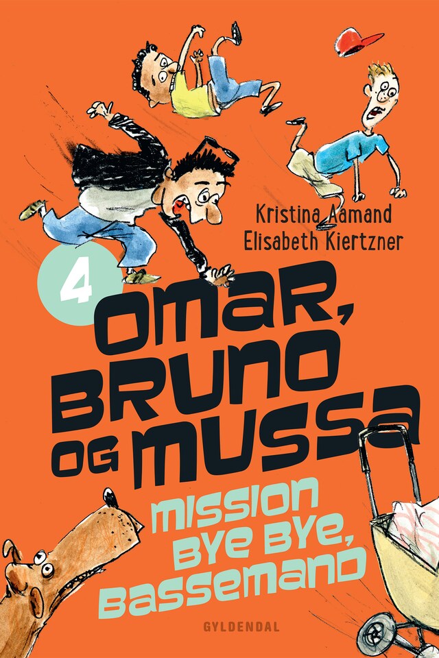 Copertina del libro per Omar, Bruno og Mussa 4 - Mission Bye Bye, Bassemand