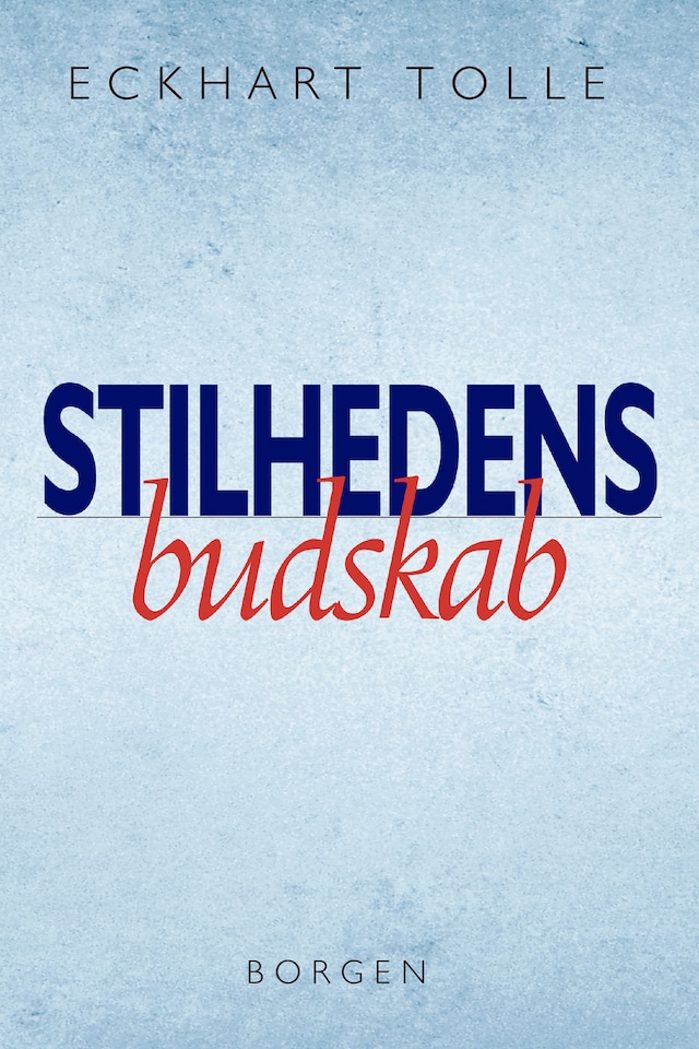 Kirjankansi teokselle Stilhedens budskab