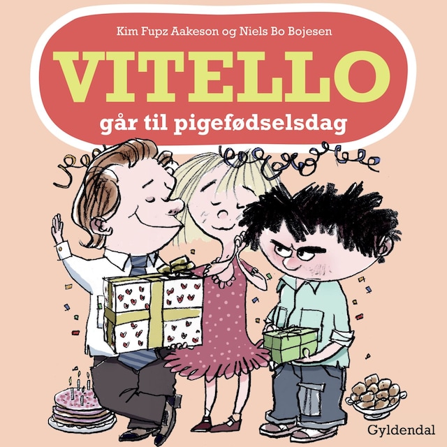Kirjankansi teokselle Vitello går til pigefødselsdag