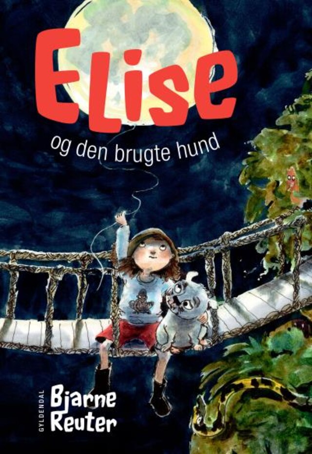 Book cover for Elise og den brugte hund