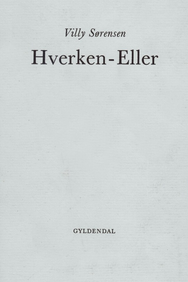 Copertina del libro per Hverken-Eller